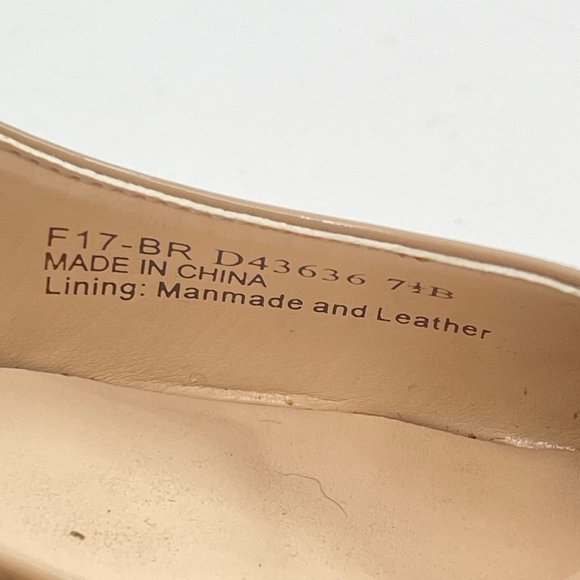 Cole Haan Tan Patent Leather Pumps | Classic Stiletto Heels - Picture 8 of 9